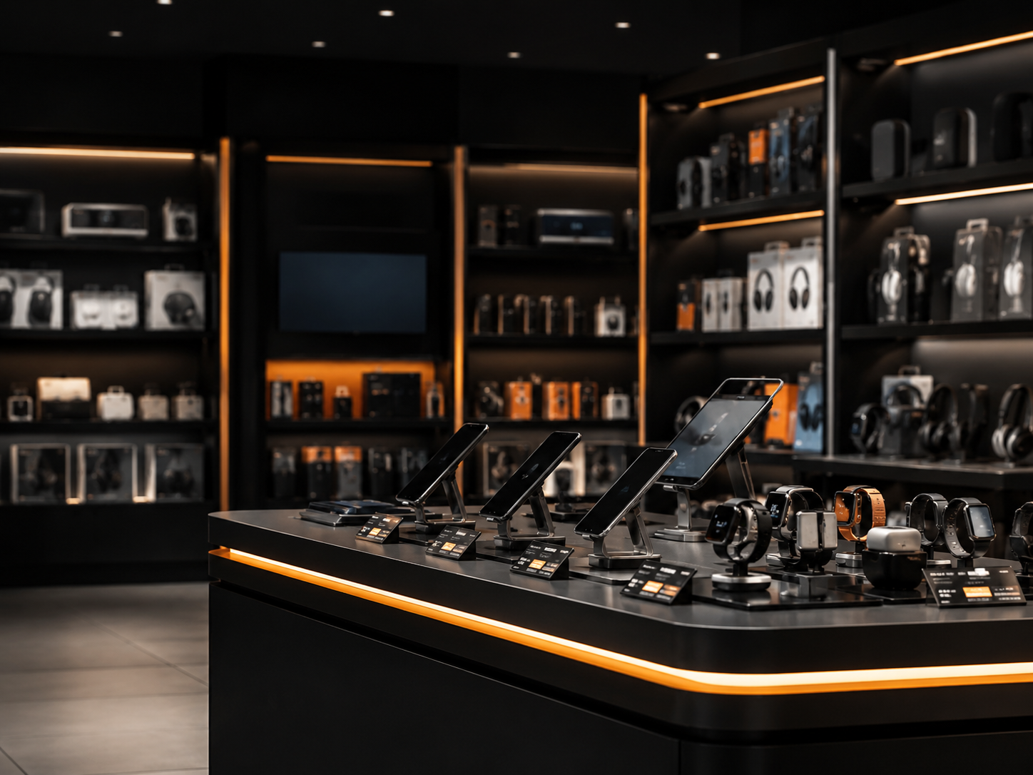 Electronics retail environment
